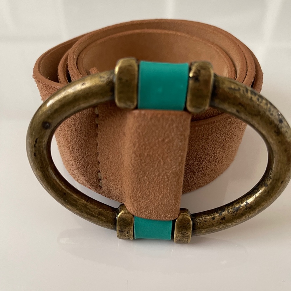 Animale Tan Leather Belt